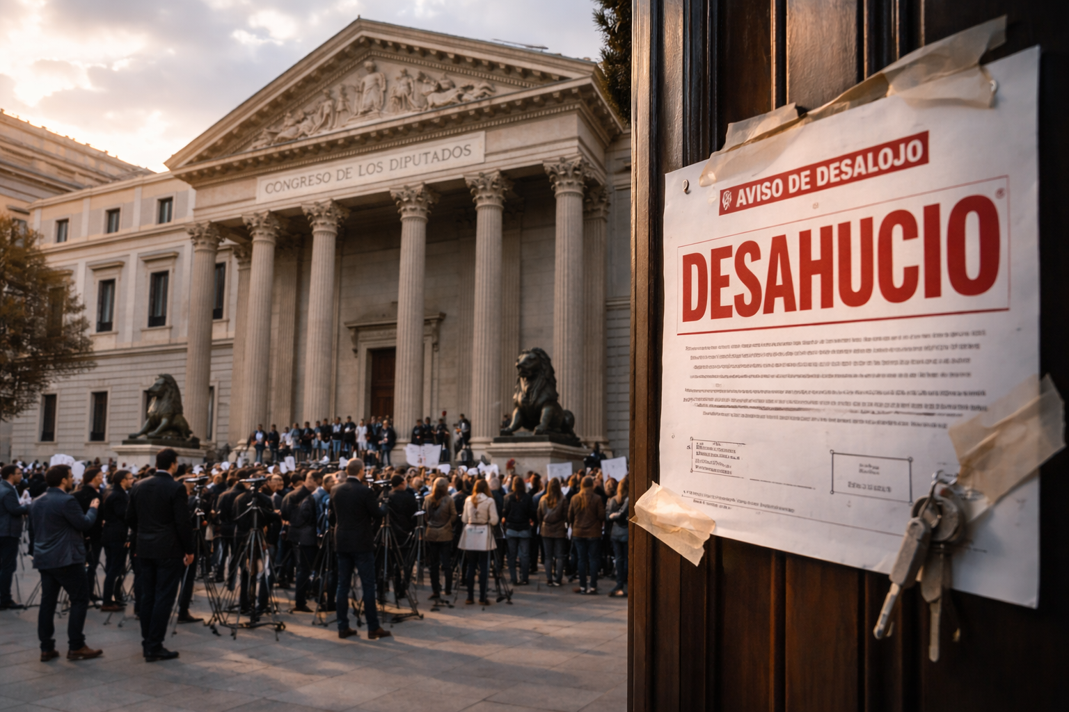 El Congreso frena la prórroga de la moratoria de desahucios y genera un escenario de incertidumbre jurídica