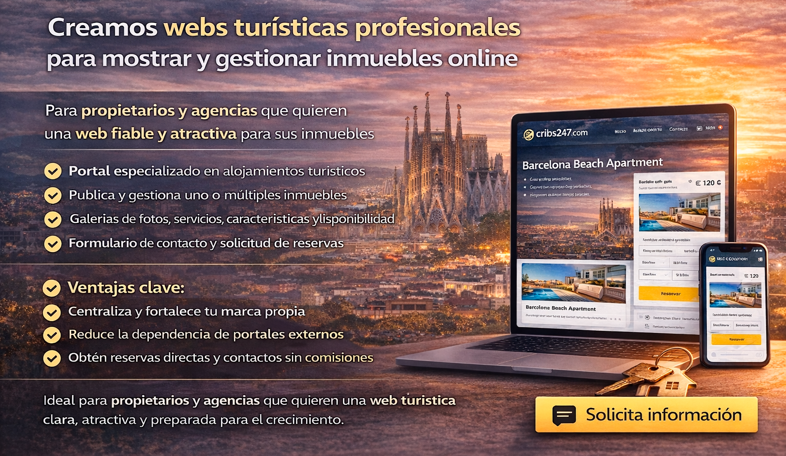 Creación de web para alojamientos turísticos