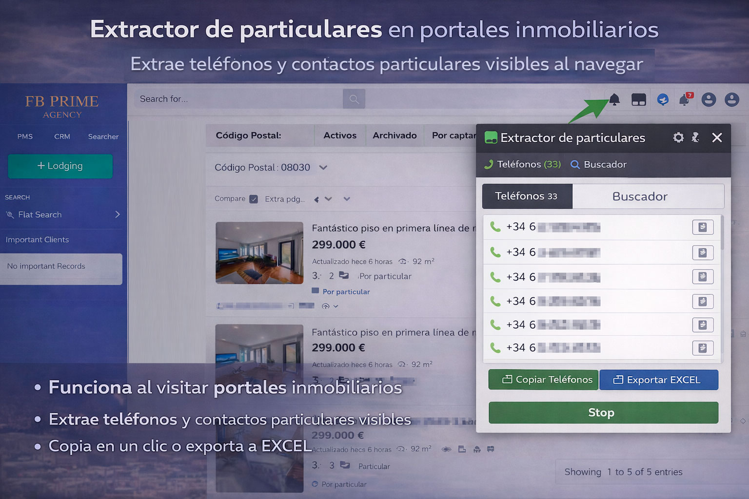 Extractor Particulares